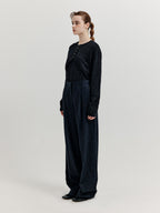 EENK XIELX Classic Pants - Navy/Grey Stripe