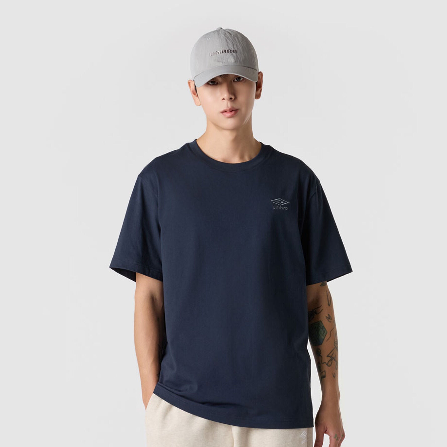 UMBRO Essential small logo short sleeve t-shirt navy UR123CRS19