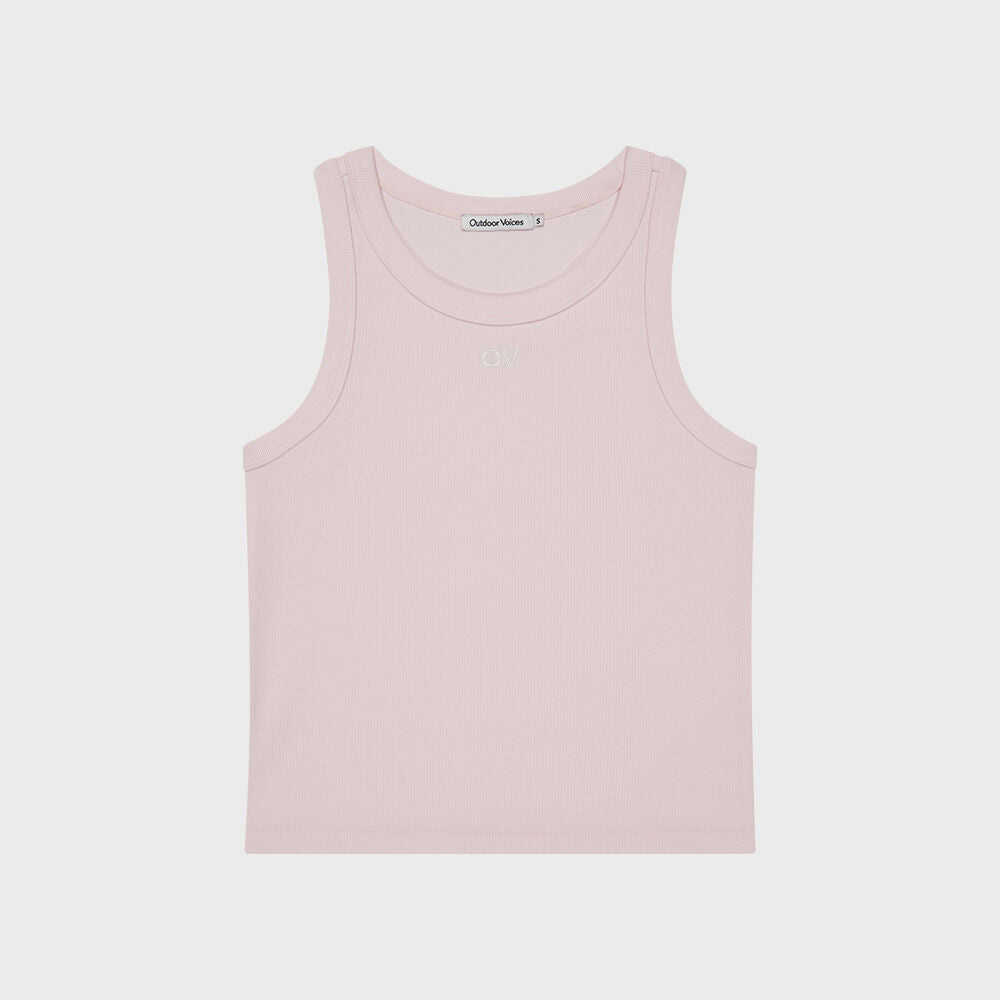 OUTDOOR VOICES (W)OV CENTRAL LOGO SLEEVELESS (PINK)