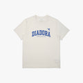 diadora Performance Logo Mesh Short Sleeve T-Shirt OFF WHITE