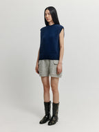 EENK EENK XET One-Pocket Knit Vest - Navy