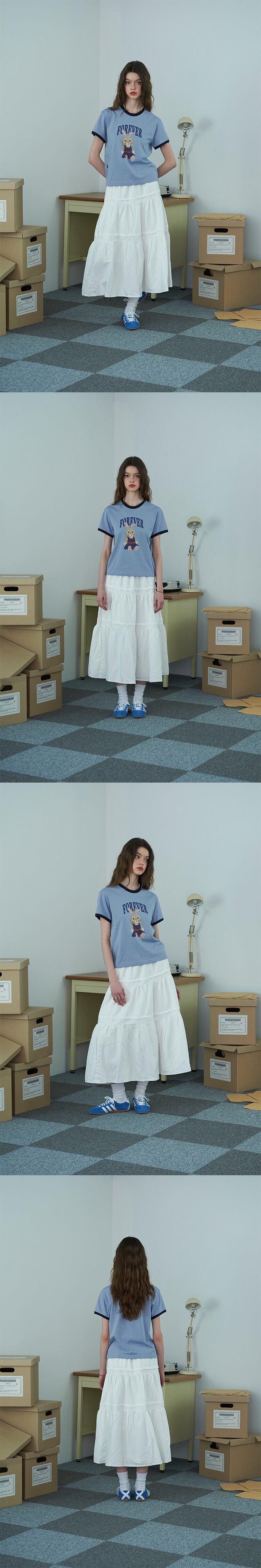 CPGN Foreverne CROP Ringer Tea Blue