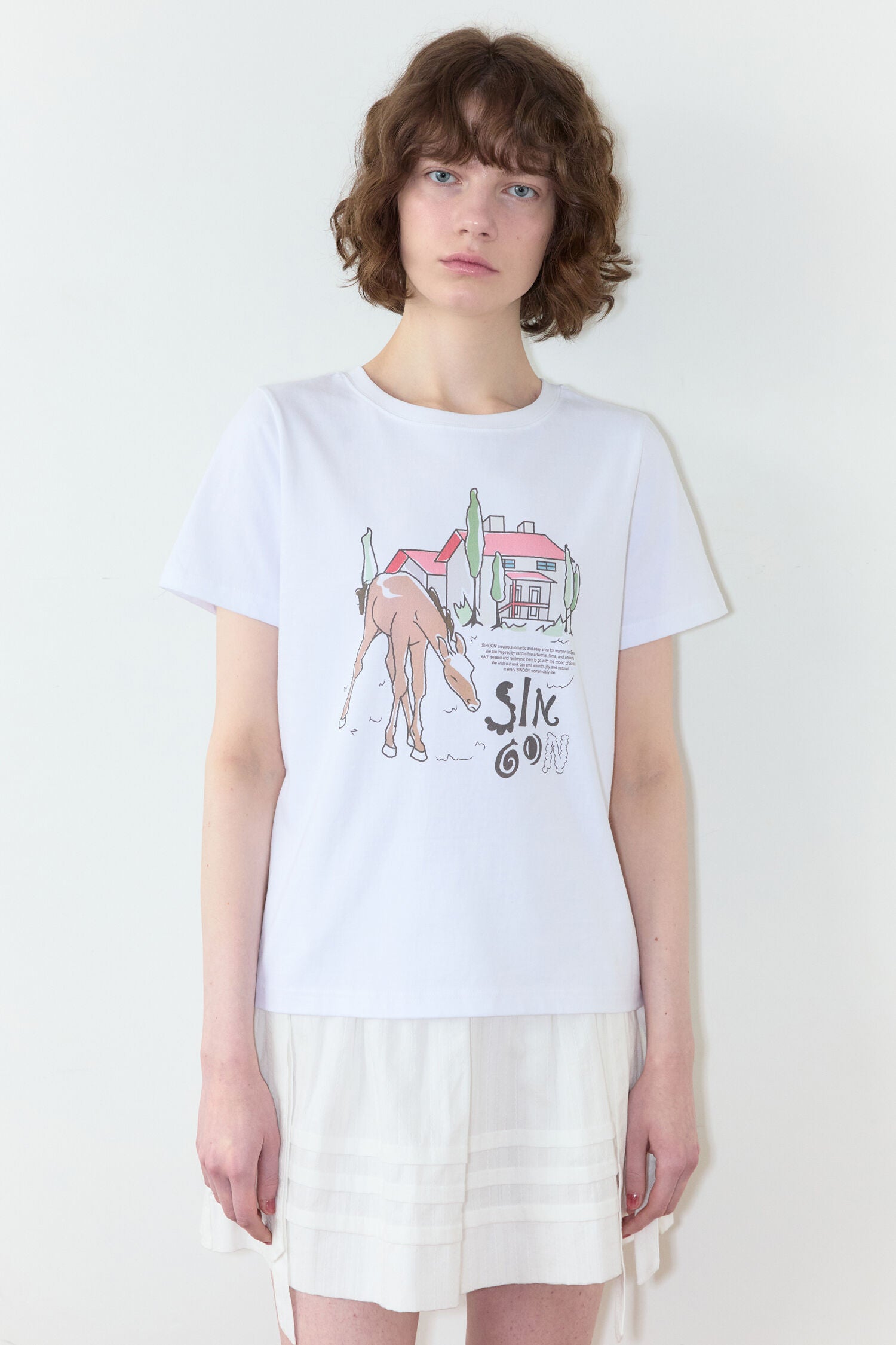 SINOON Daily Farm T-Shirt (White)