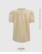 L'AUTRE DE MIN [Add color] Lautre Jane Puff Butter Blouse