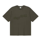 UNIVERSE GARMENT Happy Family Crop T-Shirt_BROWN