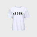 YCH ESCORT-PRINT T-SHIRT WHITE (F23TO905WH)