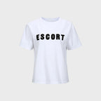 YCH ESCORT-PRINT T-SHIRT WHITE (F23TO905WH)