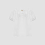 MARIECLAIRE Pintuck sleeve puff blouse (MOFBBL04MIV)
