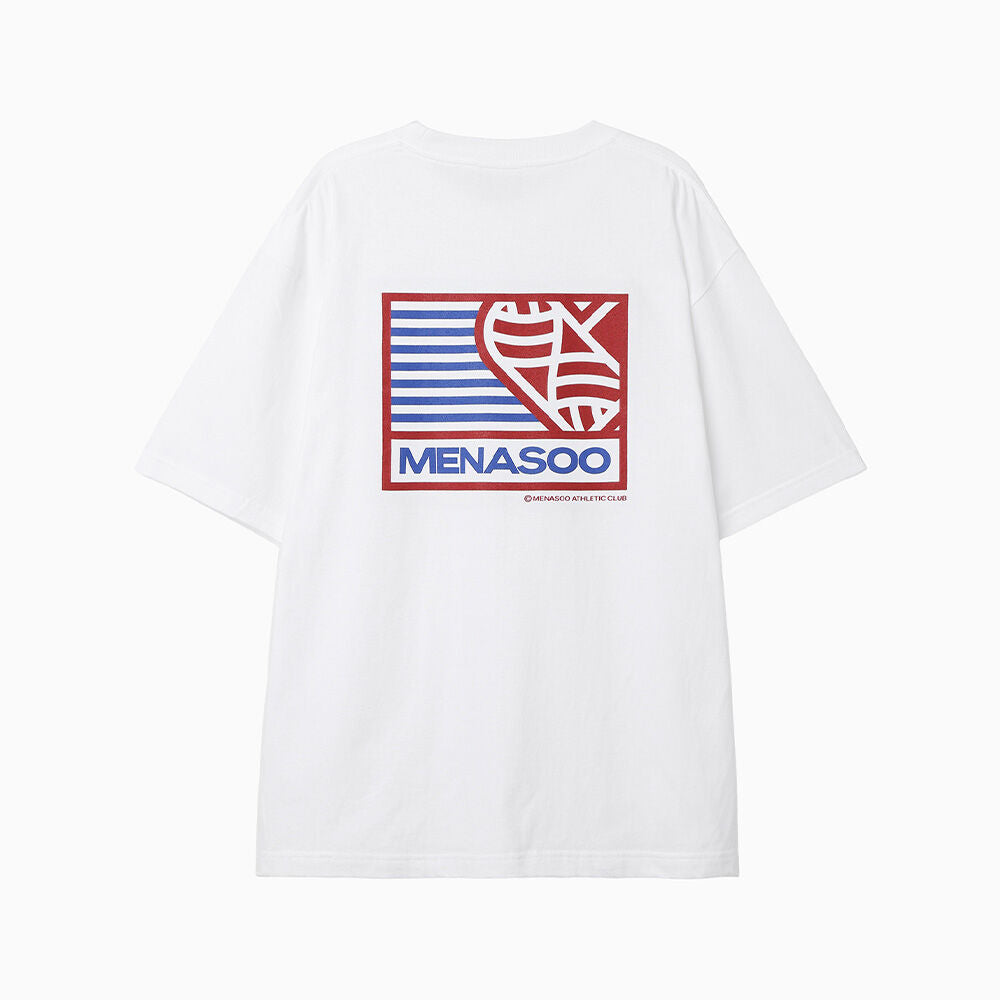 MENASOO Mns Hearttrack Graphic T Shirt_White