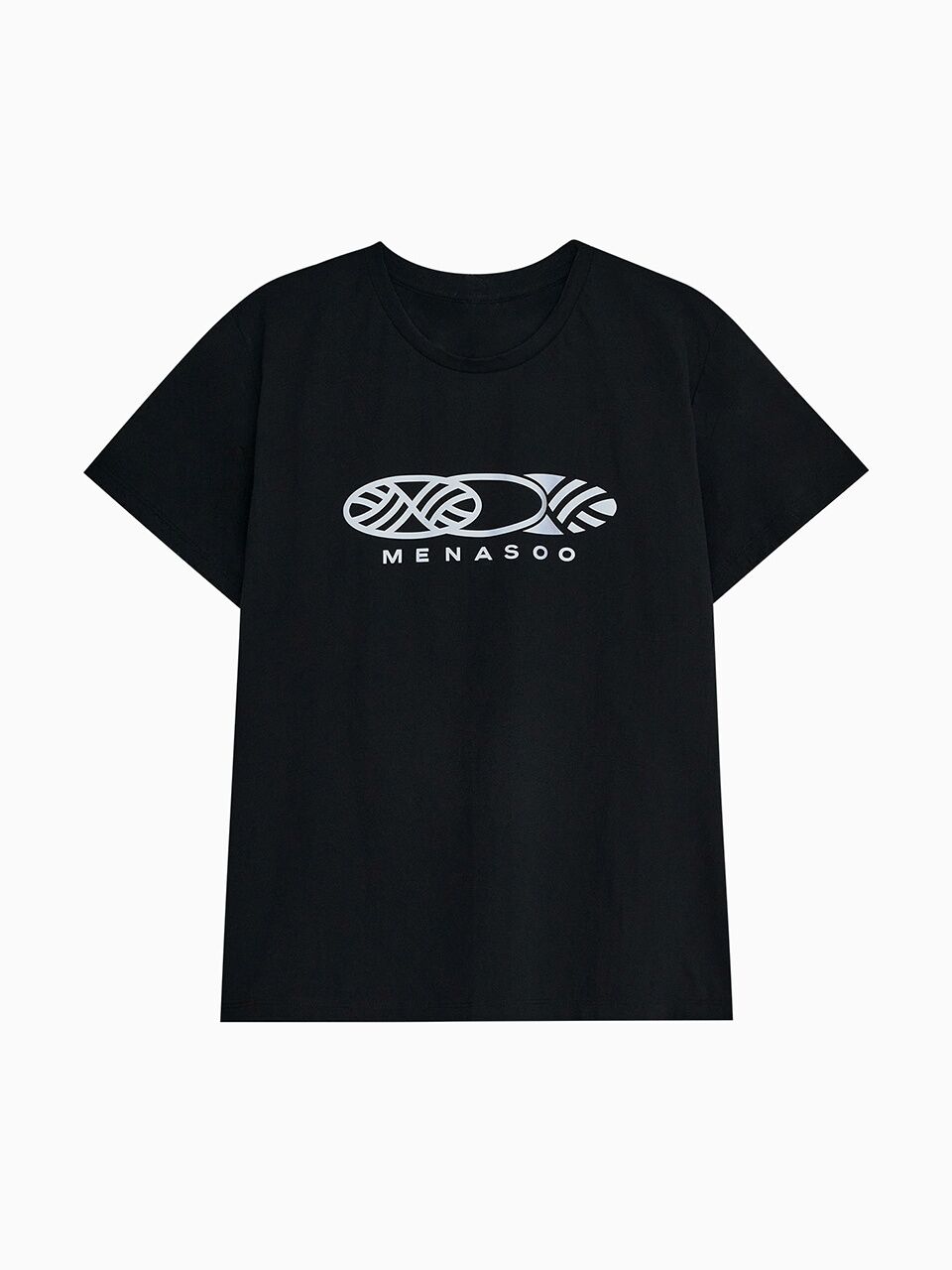 MENASOO VENODE Three Track Logo Active Tshirts_Black (Basic Fit)