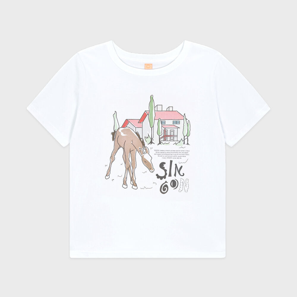 SINOON Daily Farm T-Shirt (White)