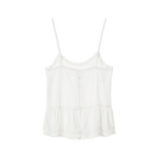 GBH APPAREL FRILL LACE SLEEVELESS / WHITE
