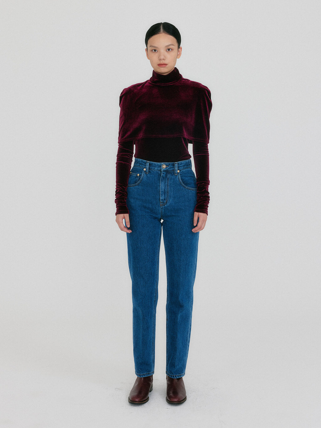 EENK ZYER Layered T-shirt - Burgundy
