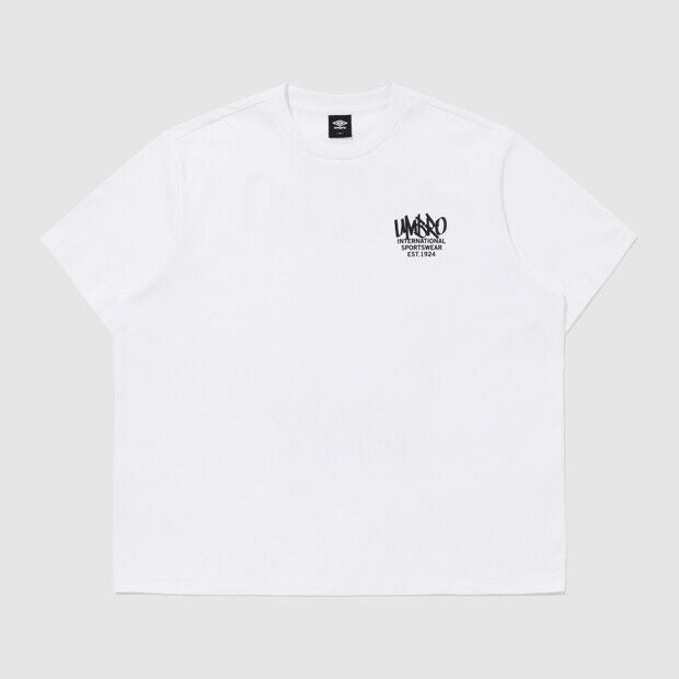 UMBRO Concrete Bloom Rose Graffiti Short Sleeve T-Shirt White UR223CRS56