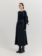 EENK EENK XIOND Double-Belt Wrap Pants - Black