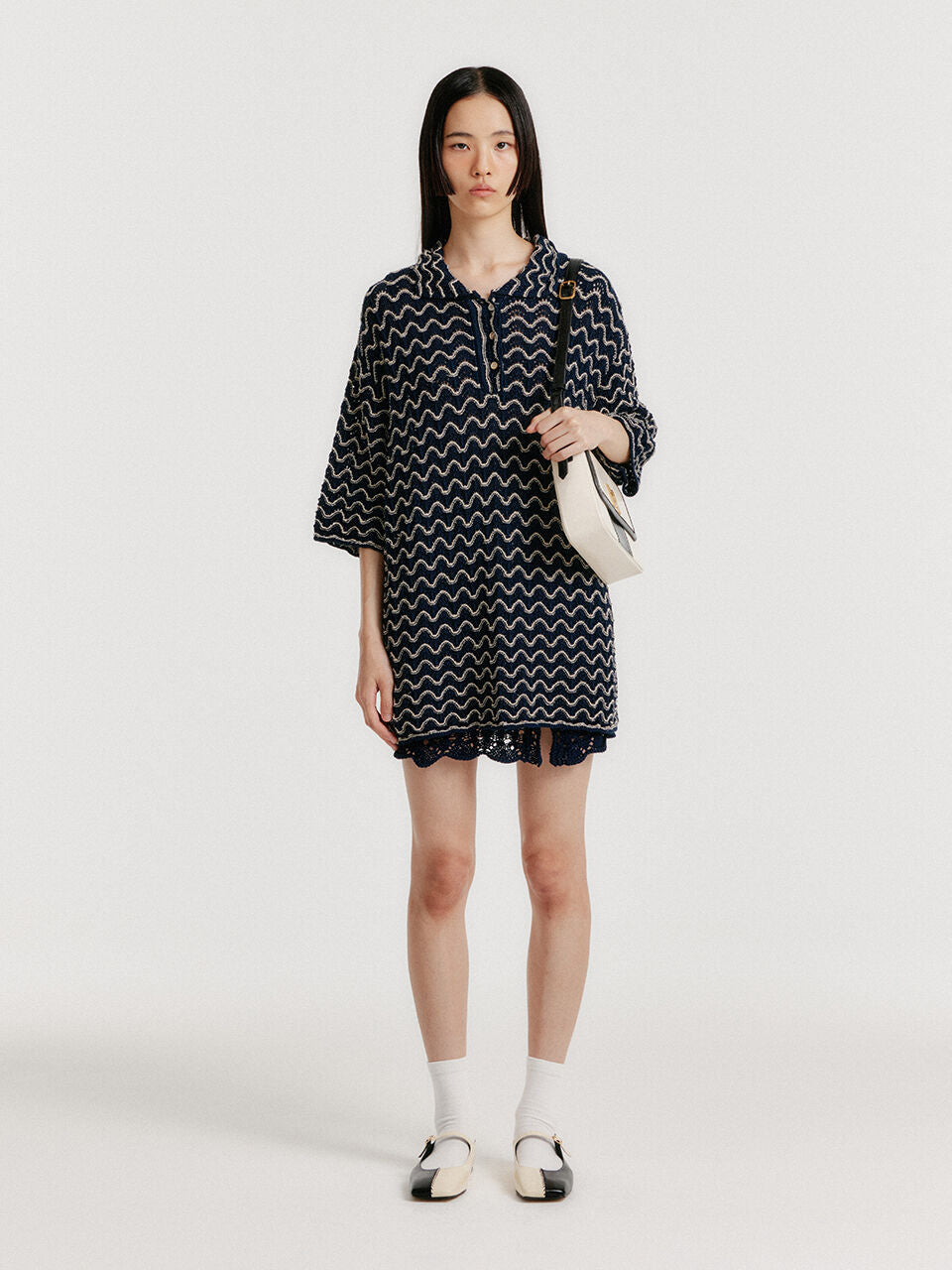 EENK EENK Shirt Navy/Cream