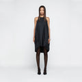 YCH BALLOON MINI DRESS BLACK (R25DJ7051BK)