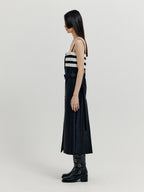 EENK EENK XQUET Sleeveless Buttoned Dress - Black