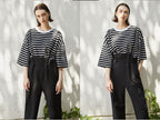 ariff low overall pants_BLACK