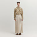 EENK EENK XOVEL Pleated Maxi Skirt - Ivory