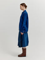 EENK EENK XAYA Oversized Denim Shirt - Denim Blue