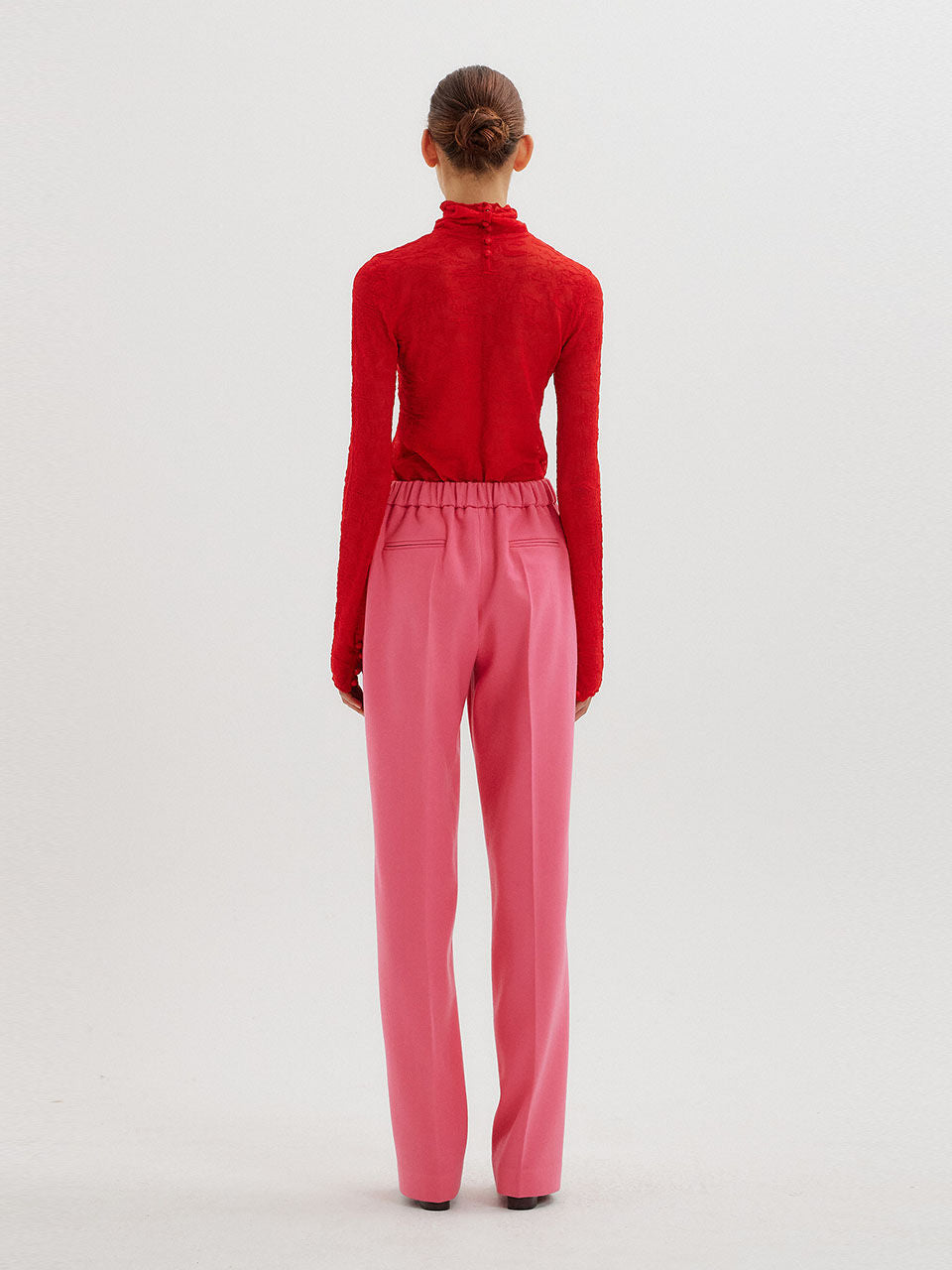 EENK EENK Straight Pants - Pink