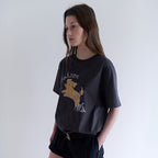 rolarola ROLA PUPPY FRIENDS T-SHIRT CHARCOAL