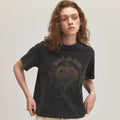 CPGN MORE LOVE Pigment Crop Short Sleeve T-Shirt Smoke Black