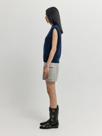 EENK EENK XET One-Pocket Knit Vest - Navy