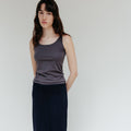 RRACE [2nd reorder] 90s U-Neck Sleeveless_Charcoal