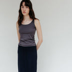 RRACE [2nd reorder] 90s U-Neck Sleeveless_Charcoal