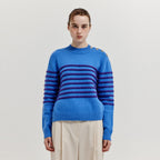 EENK EENK XTRIPE Stripe Knit Top - Blue