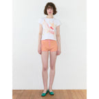 SINOON Big Unicorn Puff T-Shirt (Orange)