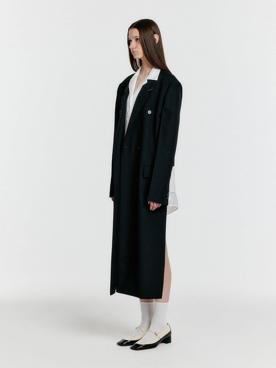 EENK EENK YENNA Long Jacket - Black