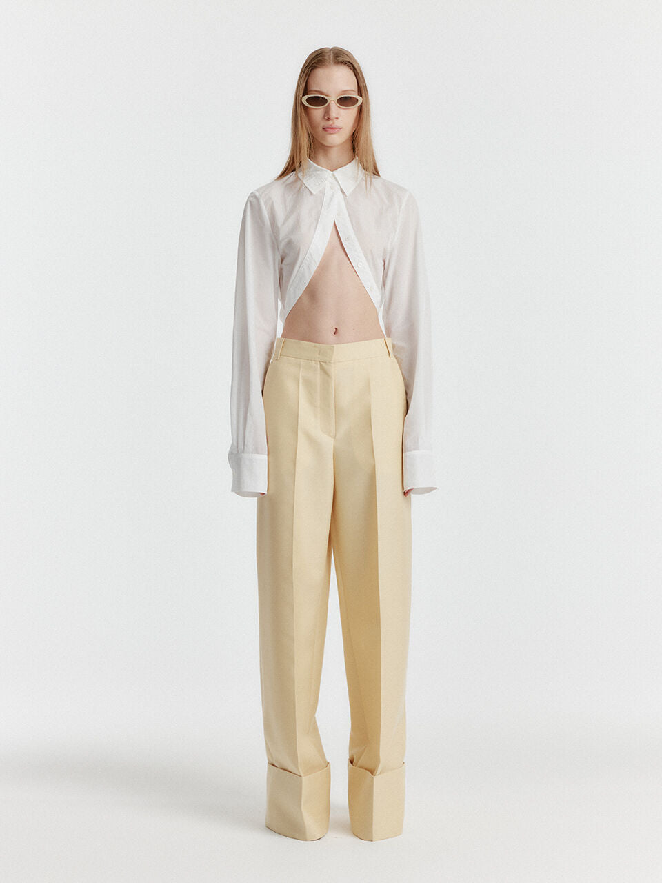 EENK YUMI Bolero Shirt - White