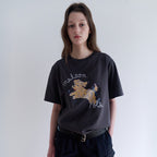 rolarola ROLA PUPPY FRIENDS T-SHIRT CHARCOAL