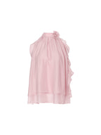 sincethen Peach pink halterneck blouse