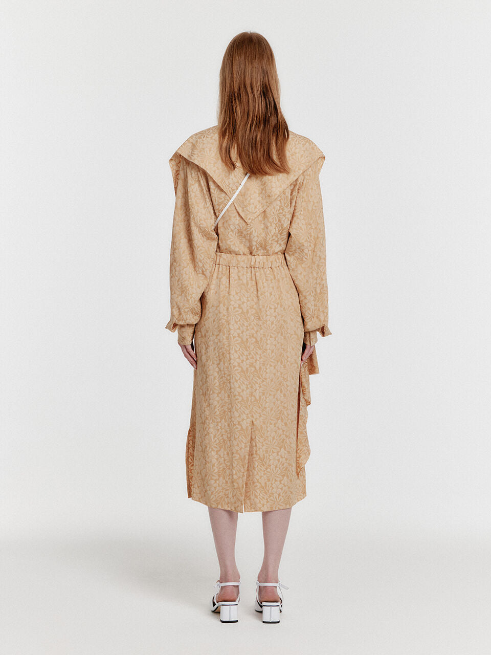 EENK YIVONA Scarfed Shirt - Beige