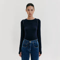 EENK Rib Jersey T-shirts - Navy