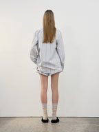 LOW CLASSIC STRIPE CLASSIC SHIRT_BLUE_LW251SH02BL