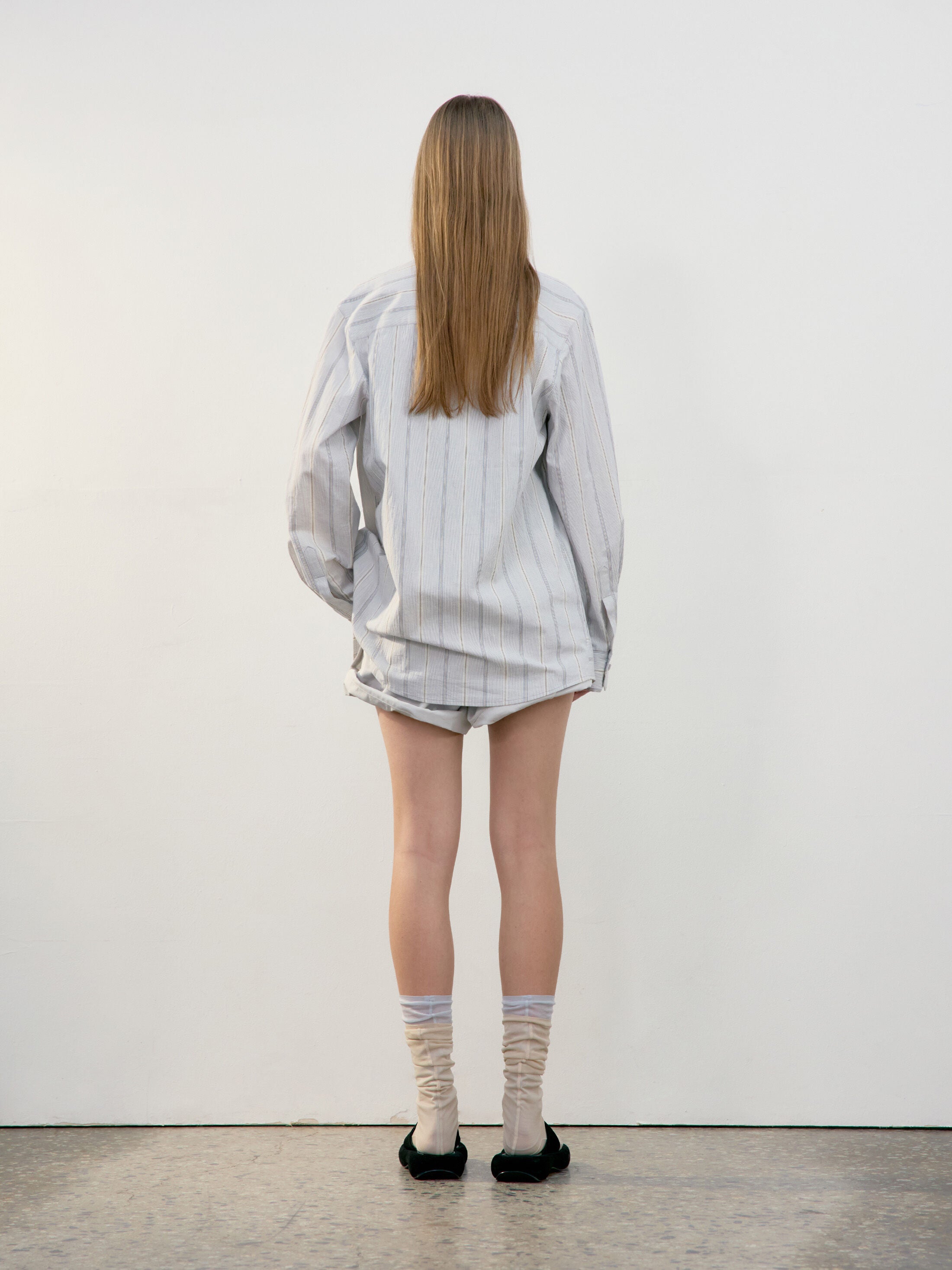 LOW CLASSIC STRIPE CLASSIC SHIRT_BLUE_LW251SH02BL