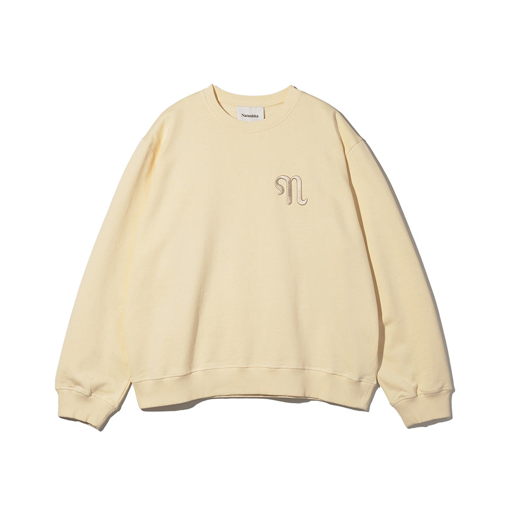 NANUSHKA Nanushka MART Fleece Sweatshirt - Cream (NM22FWSW01772)