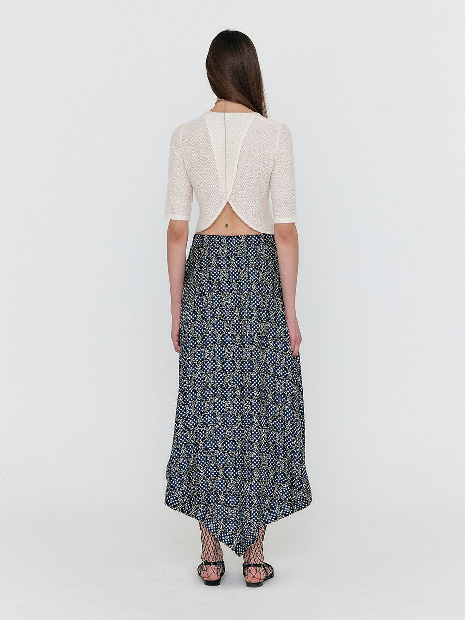 EENK EENK T-Shirt Open-Back - Ivory