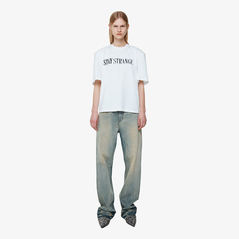 YCH HIGH-RISE STRAIGHT LEG JEANS KHAKI (F24DB7111KK)