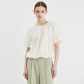 LIST Shirring volume crop blouse_TWWBLQ62050