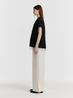 EENK YES Side-button Top - Black