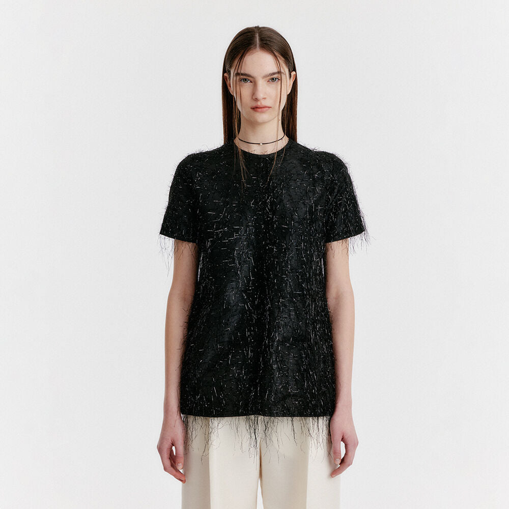 EENK YES Side-button Top - Black