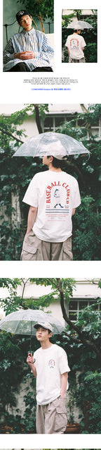 CONICHIWA BONJOUR SPORTING T(BASEBALL/WHITE)