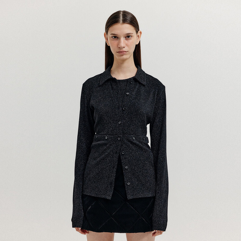 EENK EENK XEPER Separable Jersey Shirt - Black