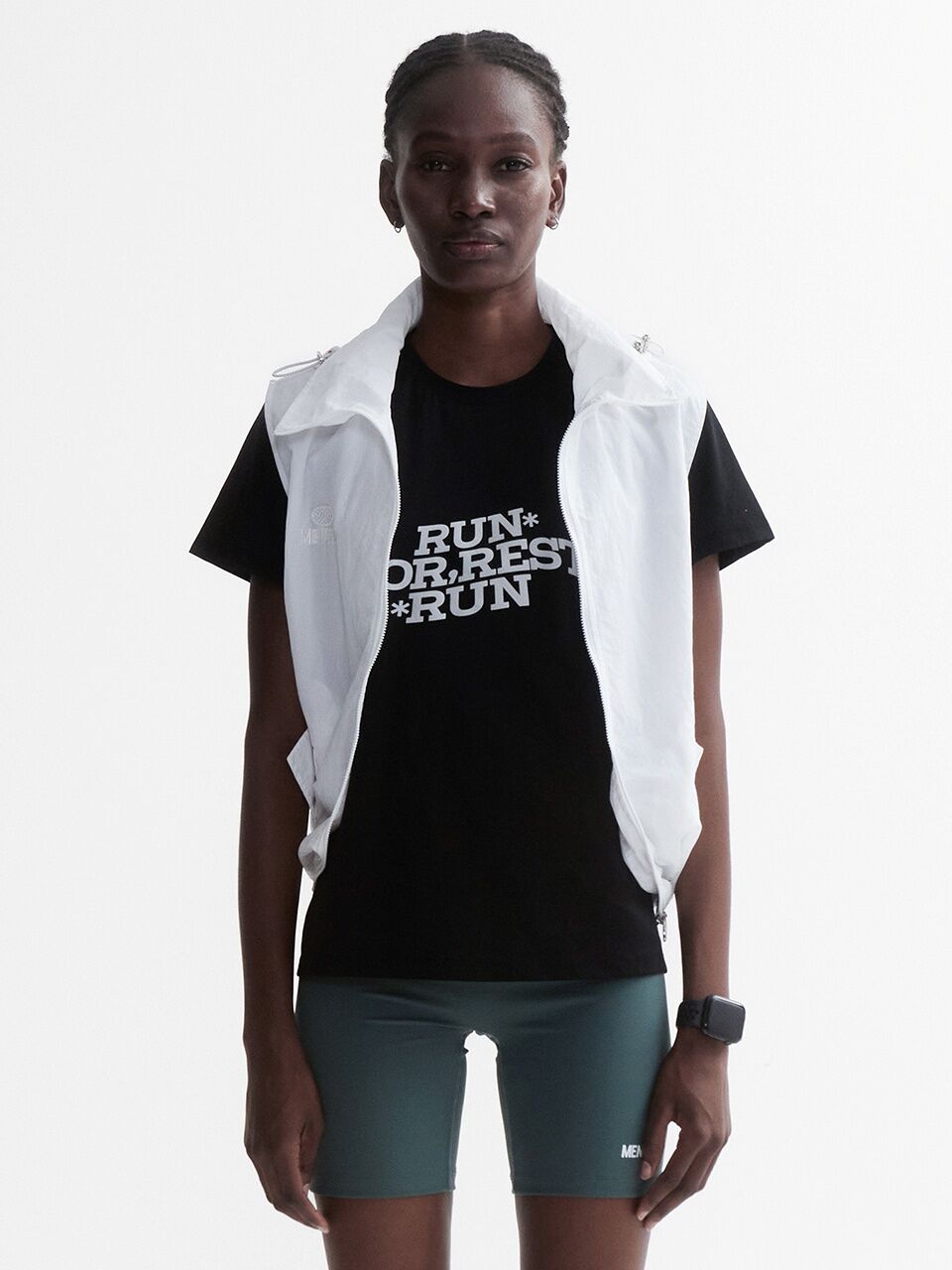 MENASOO VENODE Run For Rest Run Active Tshirts_Black (Basic Fit)